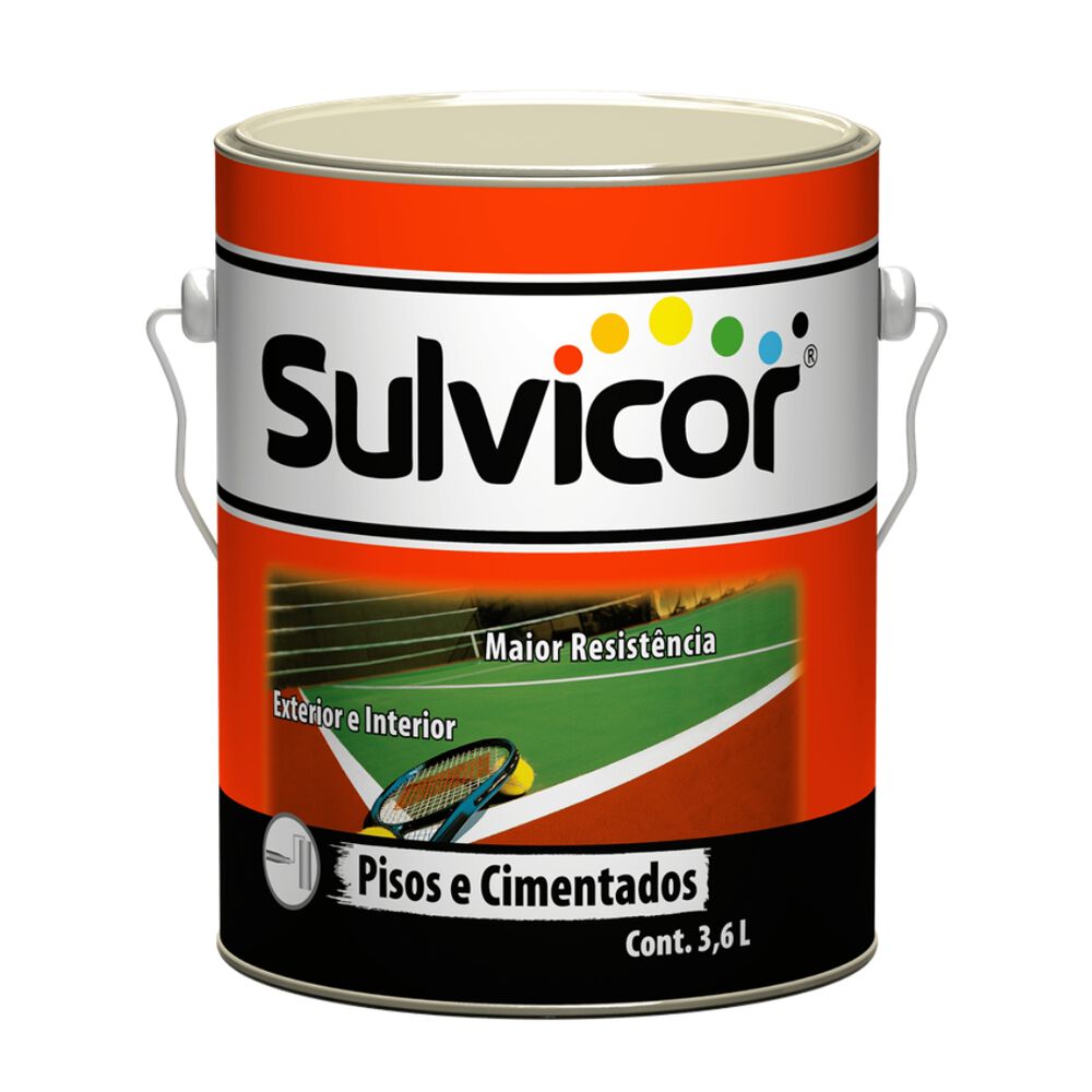 Tinta Premium Fosca para Pisos e Cimentados 3,6L Branco Sulvicor