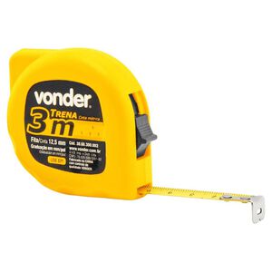 Trena de Aço 3mx12,5mm Vonder Trena de Aço 3mx12,5mm Vonder