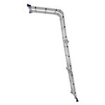 Escada Multifuncional 4x3 Alumínio 12 Degraus MOR