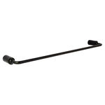 Porta Toalha Barra 60cm Preto Addra