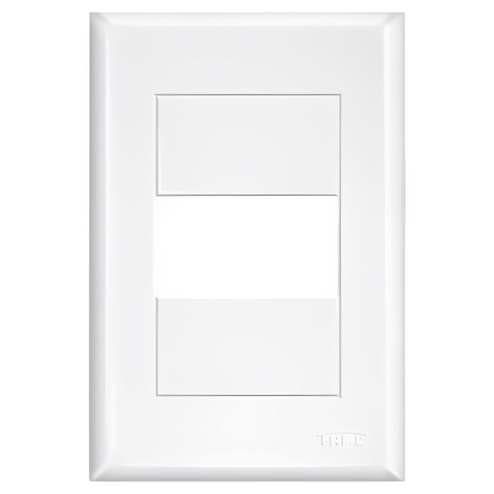 Placa 4x2 com Suporte 1 Módulo Horizontal Evidence 2885 Fame