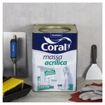 Massa Acrílica Branco 25Kg Coral