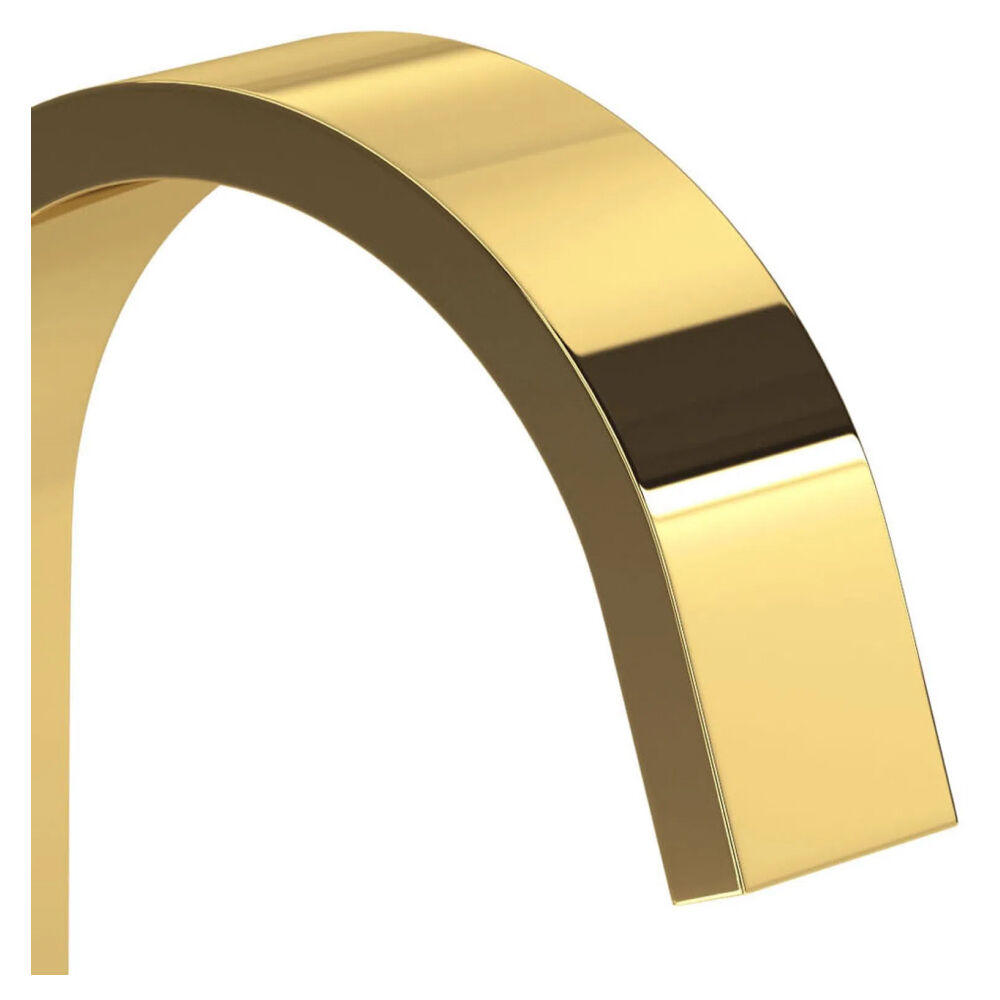 Torneira de Mesa com Chapa Bica Alta para Lavatório Polo Gold Deca