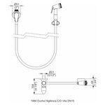 Ducha Higiênica com Derivação Vita Perflex