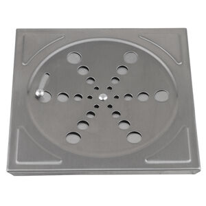 Grelha Rotativo Quadrada Aço Inox 430 15x15cm 19115 Leão Grelha Rotativo Quadrada Aço Inox 430 15x15cm 19115 Leão