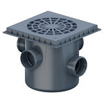 Caixa de Areia para Esgoto 100mm Cinza Tigre