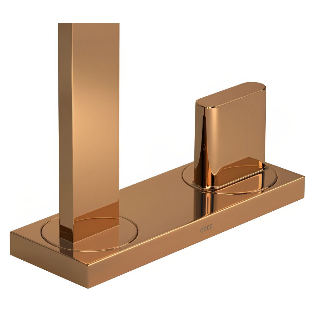 Torneira de Mesa para Lavatório com Chapa Bica Alta Polo Red Gold Deca