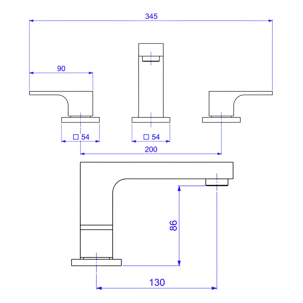 Misturador de Mesa Bica Baixa para Lavatório Unic Cromado Deca