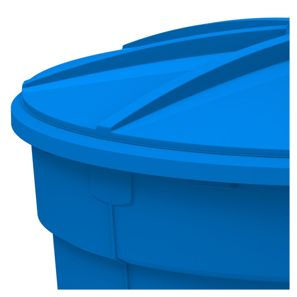 Caixa d'água 1.000L  de Polietileno com Tampa Azul Tigre