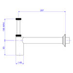 Sifão para Lavatório Gold Deca
