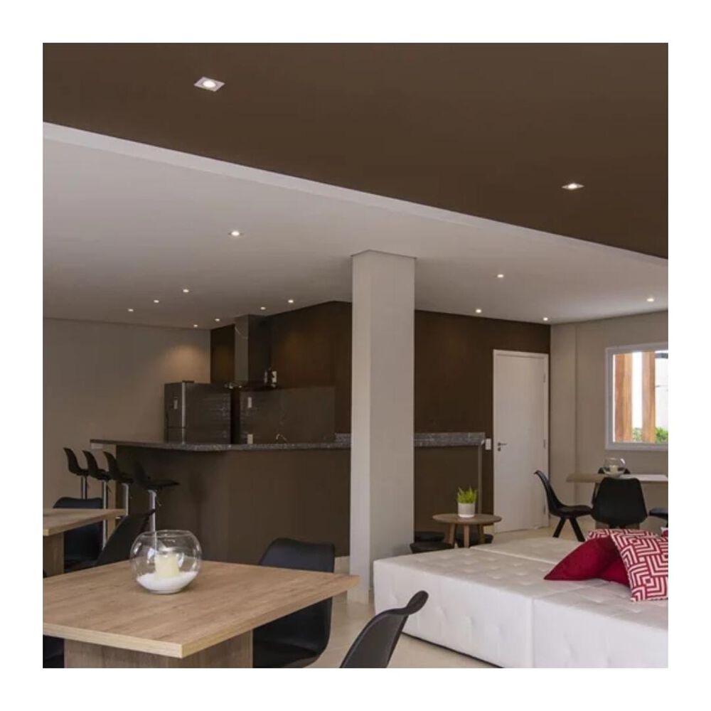 Spot Led Authentic de Embutir Quadrado 7W 3000K Branco Avant