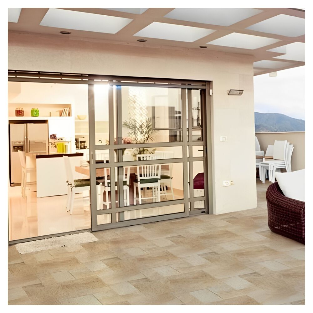 Piso Cerâmico Marmorizado Acetinado Borda Arredondada 61x61cm Triton Bege Ceral (Caixa com 2,65m²)