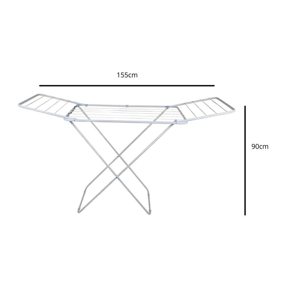 Varal de Chão com Abas Branco MOR