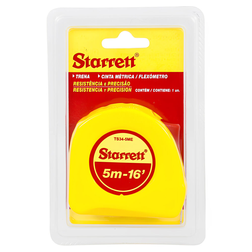 Trena de Bolso 5m x 19mm Amarelo Starrett