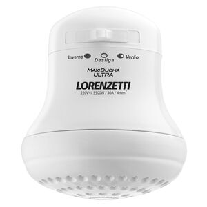 Chuveiro Lorenzetti Maxi Ducha Ultra Multitemperaturas Branco