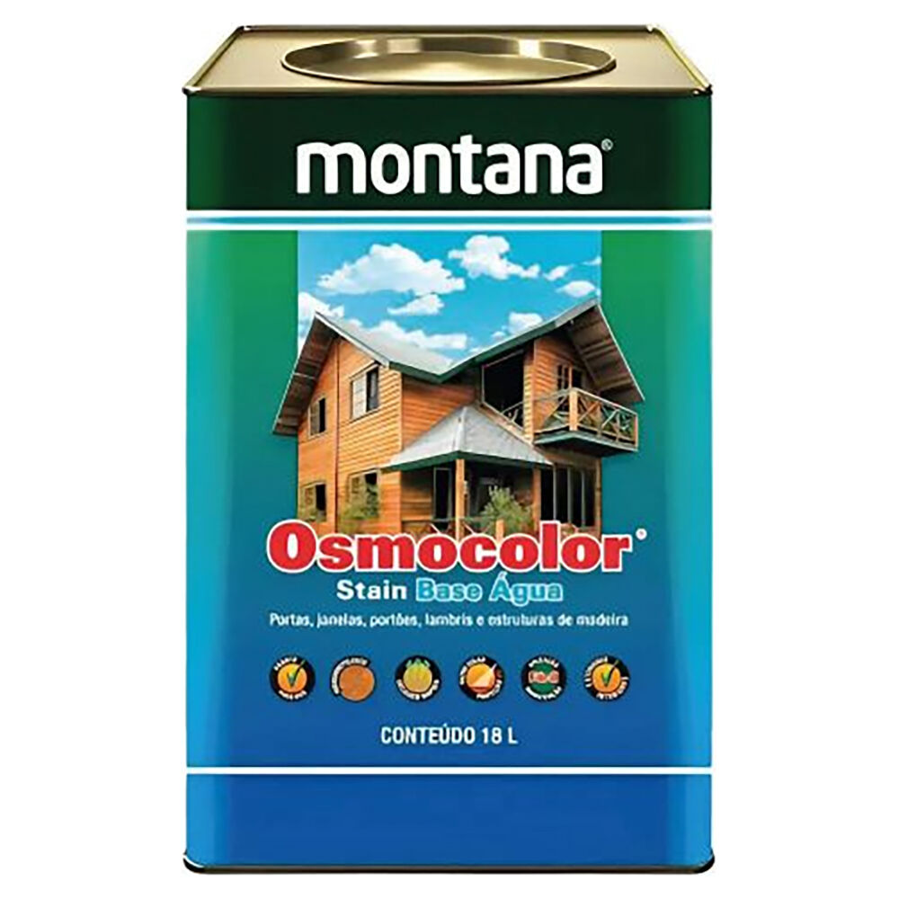 Stain Osmocolor Base Água UV Gold 18L Natural Montana