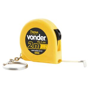 Trena Chaveiro de Aço 2mx6mm Vonder Trena Chaveiro de Aço 2mx6mm Vonder