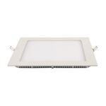 Painel LED de Embutir Quadrado 21,8x21,8cm 18W 6500K Bivolt Branco Blumenau Iluminação