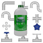 Adesivo Plástico PVC Rígido 850g Amanco