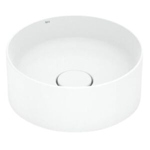 Cuba de Apoio Redonda T1 Terra 30x30cm Branca Roca Cuba de Apoio Redonda T1 Terra 30x30cm Branca Roca