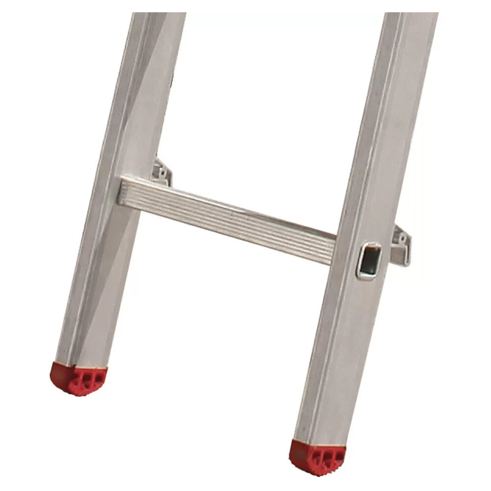 Escada Extensiva 2x8 em Alum&iacute;nio 16 Degraus Botafogo