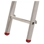 Escada Extensiva 2x8 em Alum&iacute;nio 16 Degraus Botafogo