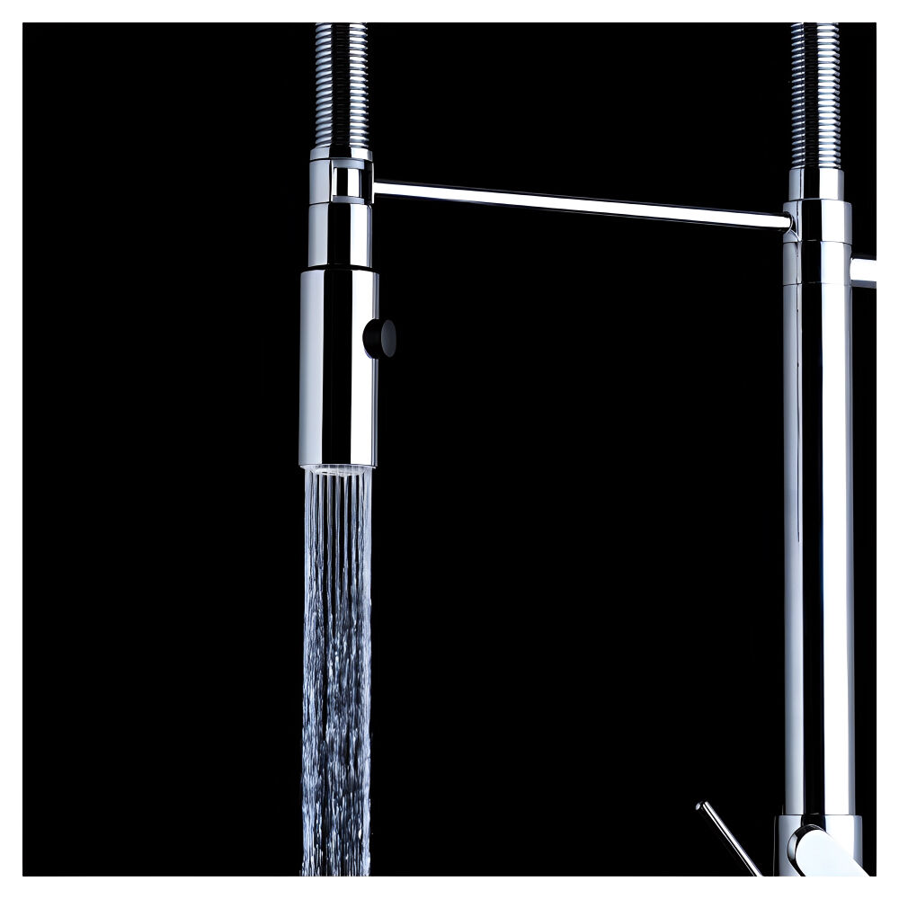 Misturador Monocomando Cozinha Gourmet com Ducha Especial Cromado Lorenzetti