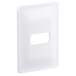 Placa com Suporte 1 Módulo Vertical Zeffia 4x2 Branca Legrand