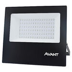 Refletor Led Slim100 3000K 100W Preto Avant