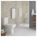 Kit Vaso Sanitário com Caixa Acoplada e Assento Sanitário Debba Classic Branco Roca