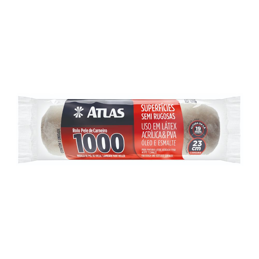 Rolo Pele de Carneiro 1000 23cm Atlas