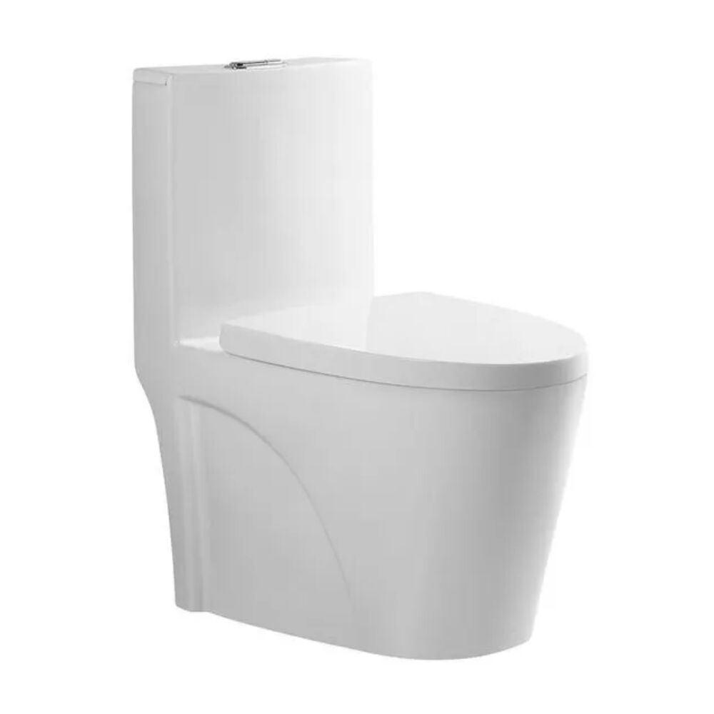 Kit Vaso Sanitário Monobloco 3/6L com Assento Sanitário e Itens de Instalação Roma Branco Addra