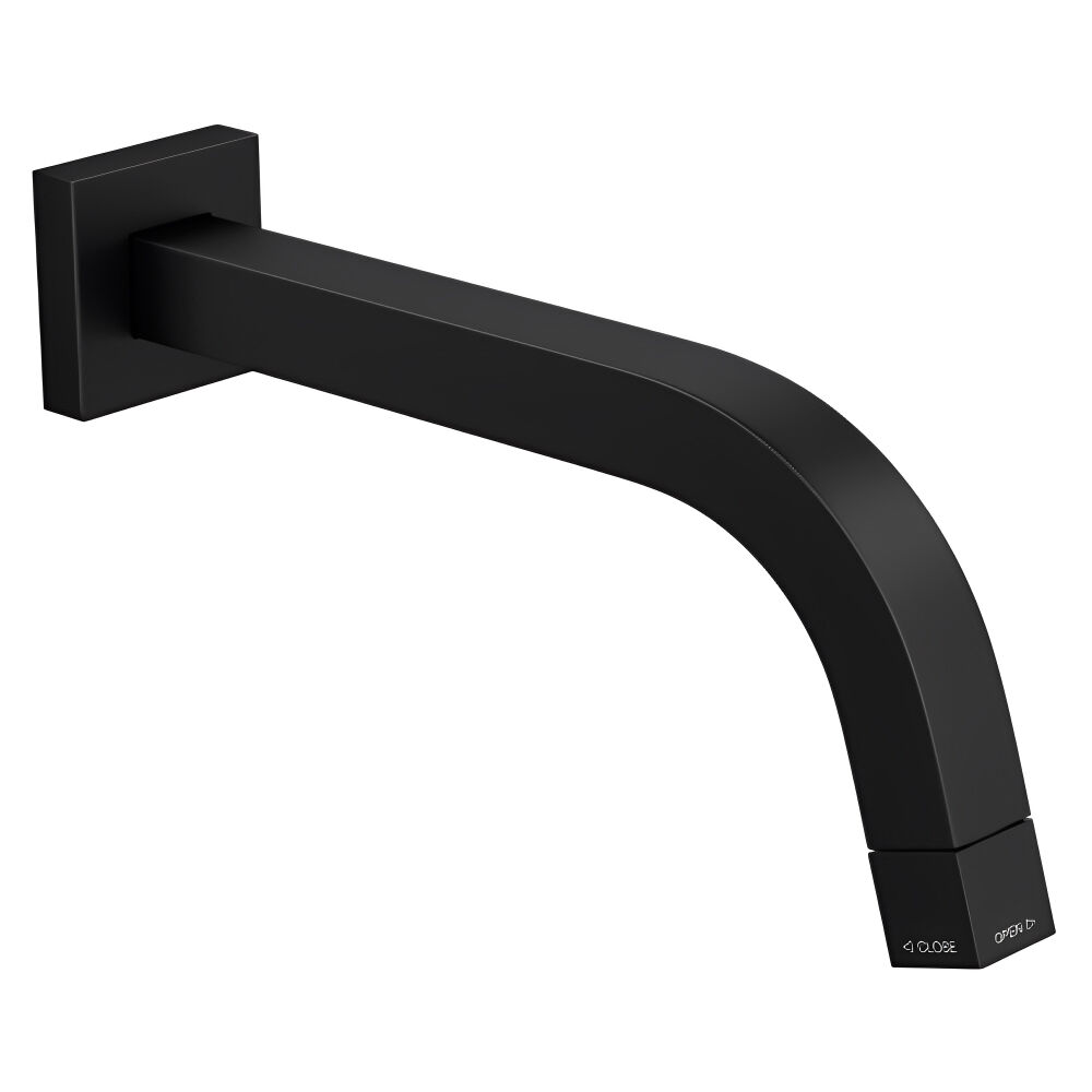 Torneira de Parede para Lavatório Tube Black Matte Deca