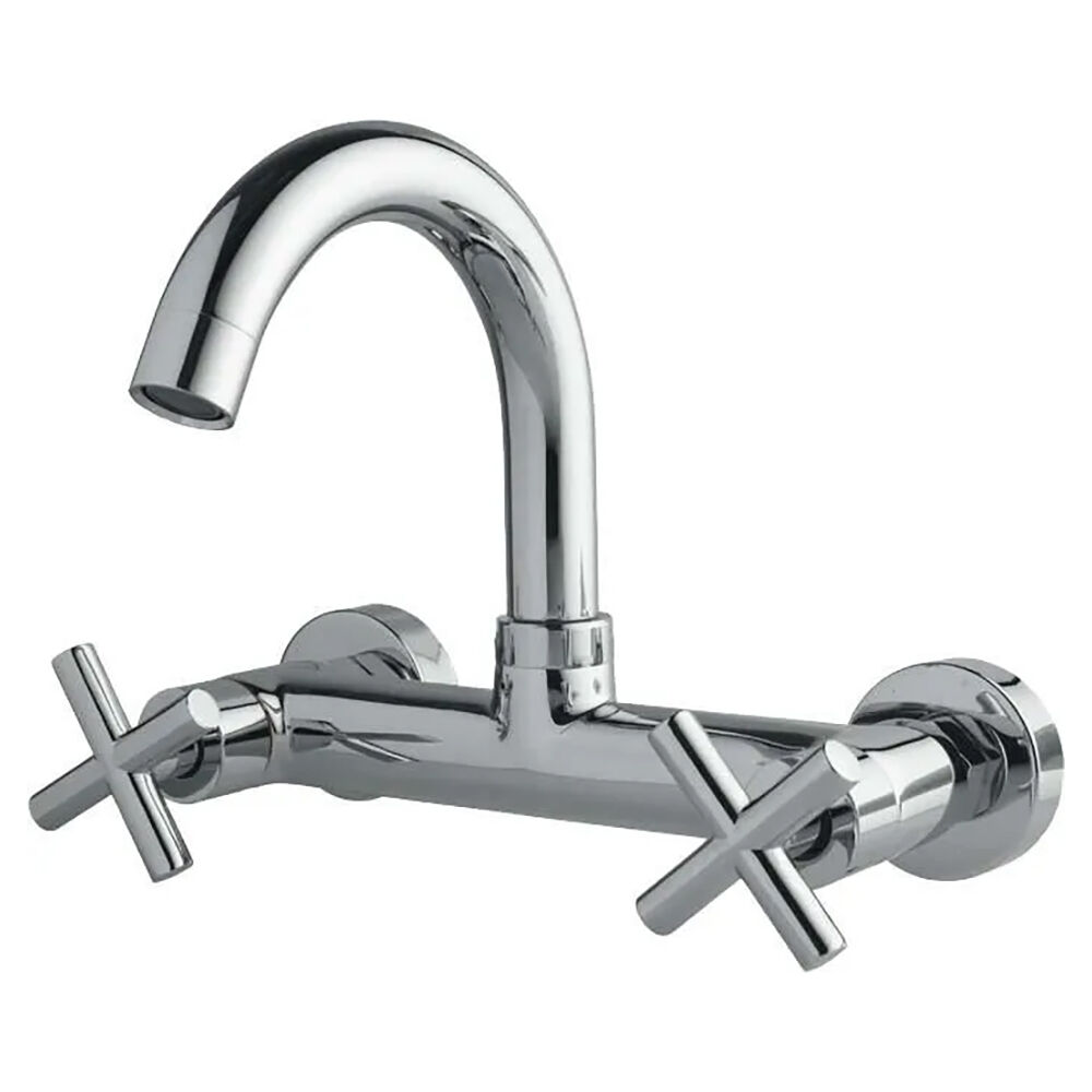 Torneira Misturador de Parede para Cozinha Ametista 1/2" Cromado Addra