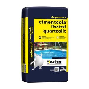Argamassa ACIII Uso Interno e Externo Cimentcola Flexível 20kg Cinza Quartzolit Argamassa ACIII Uso Interno e Externo Cimentcola Flexível 20kg Cinza Quartzolit