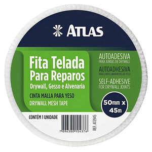 Fita Telada para Drywall 50mm x 45m Atlas Fita Telada para Drywall 50mm x 45m Atlas