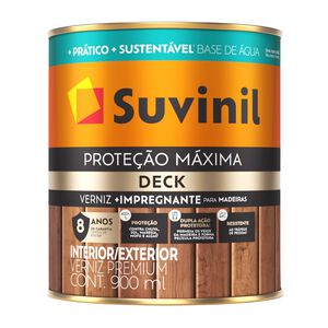 Verniz Acetinado Deck Proteção Máxima 900mL Suvinil Verniz Acetinado Deck Proteção Máxima 900mL Suvinil