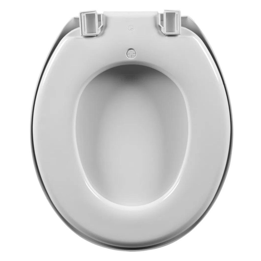 Assento Sanitário Oval Almofadado Astra Branco