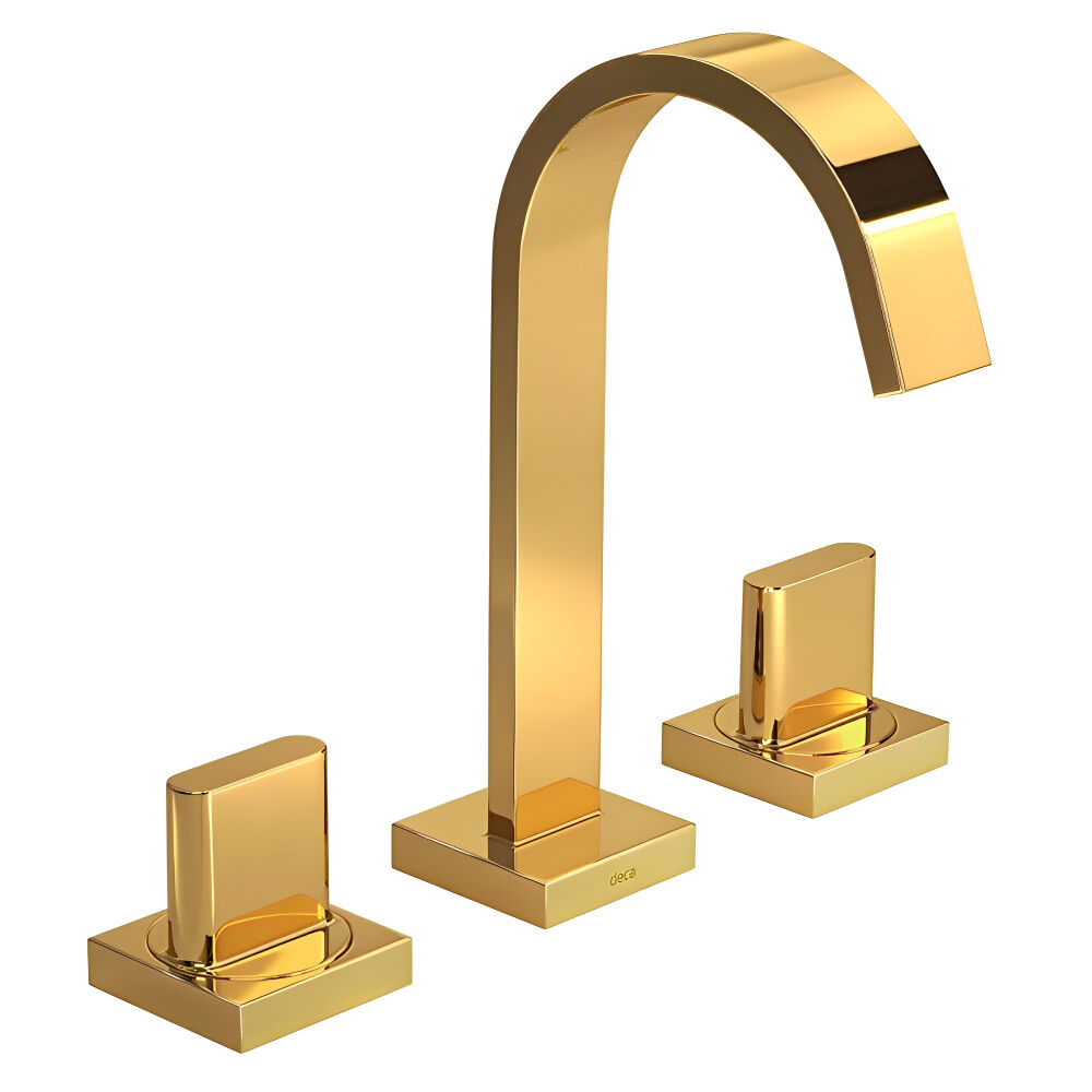 Misturador de Mesa para Lavatório Bica Alta Polo Gold Deca