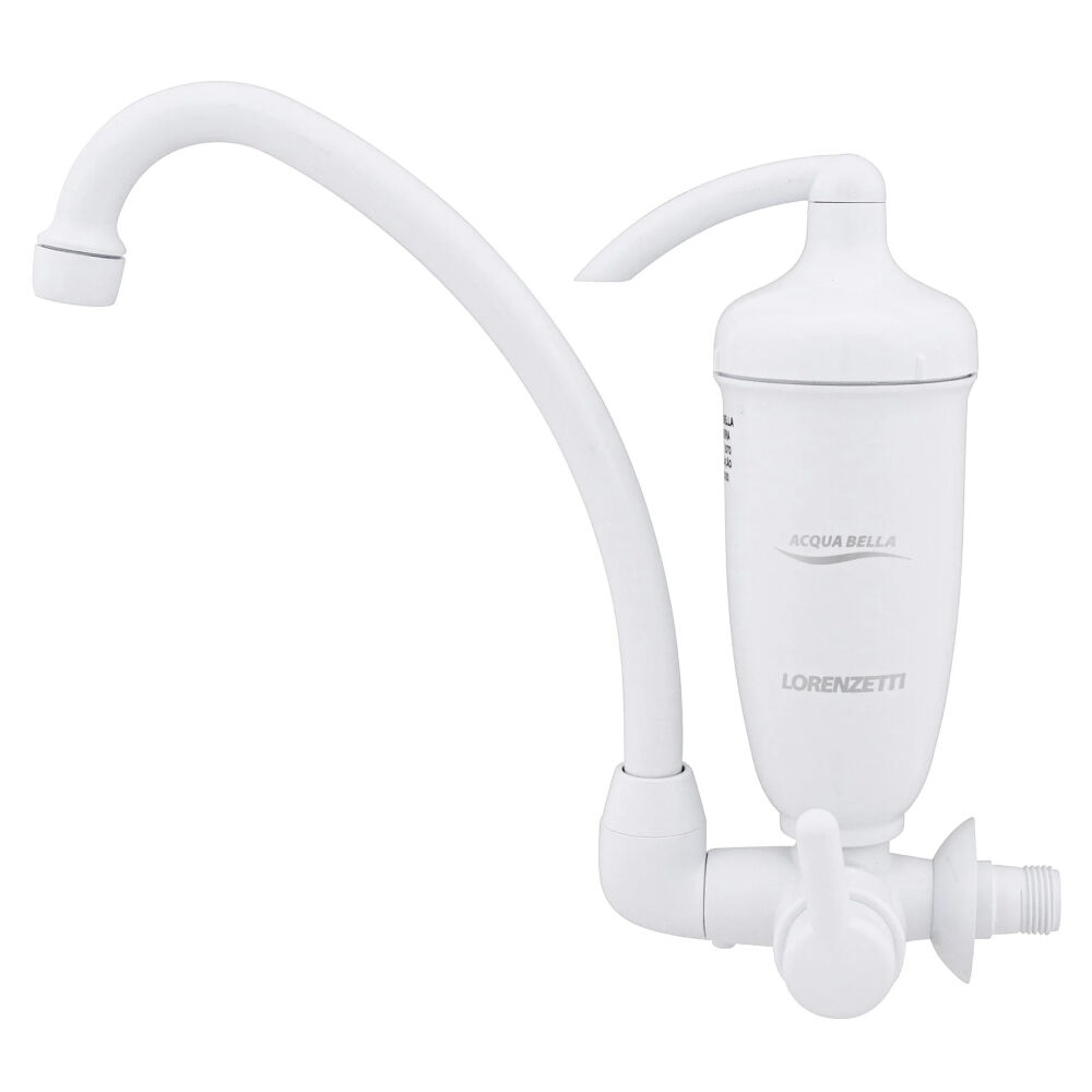 Purificador de Água com Torneira de Parede Acqua Bella Branco Lorenzetti