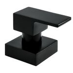 Acabamento Registro Base Docol 1/2" e 3/4" e 1" (Pequeno) Preto Fosco Color Flaunt Perflex