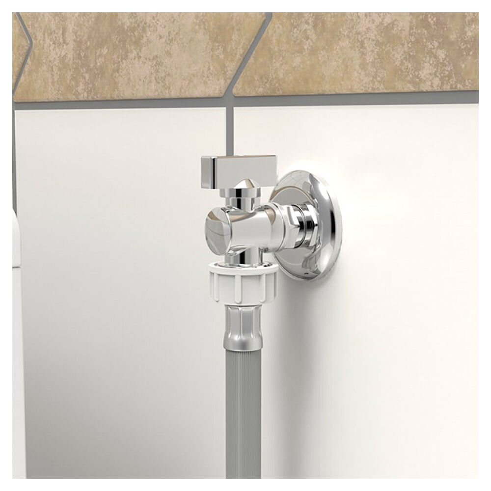 Torneira para Máquina de Lavar e Lava Louças Esfera Cromada Blukit