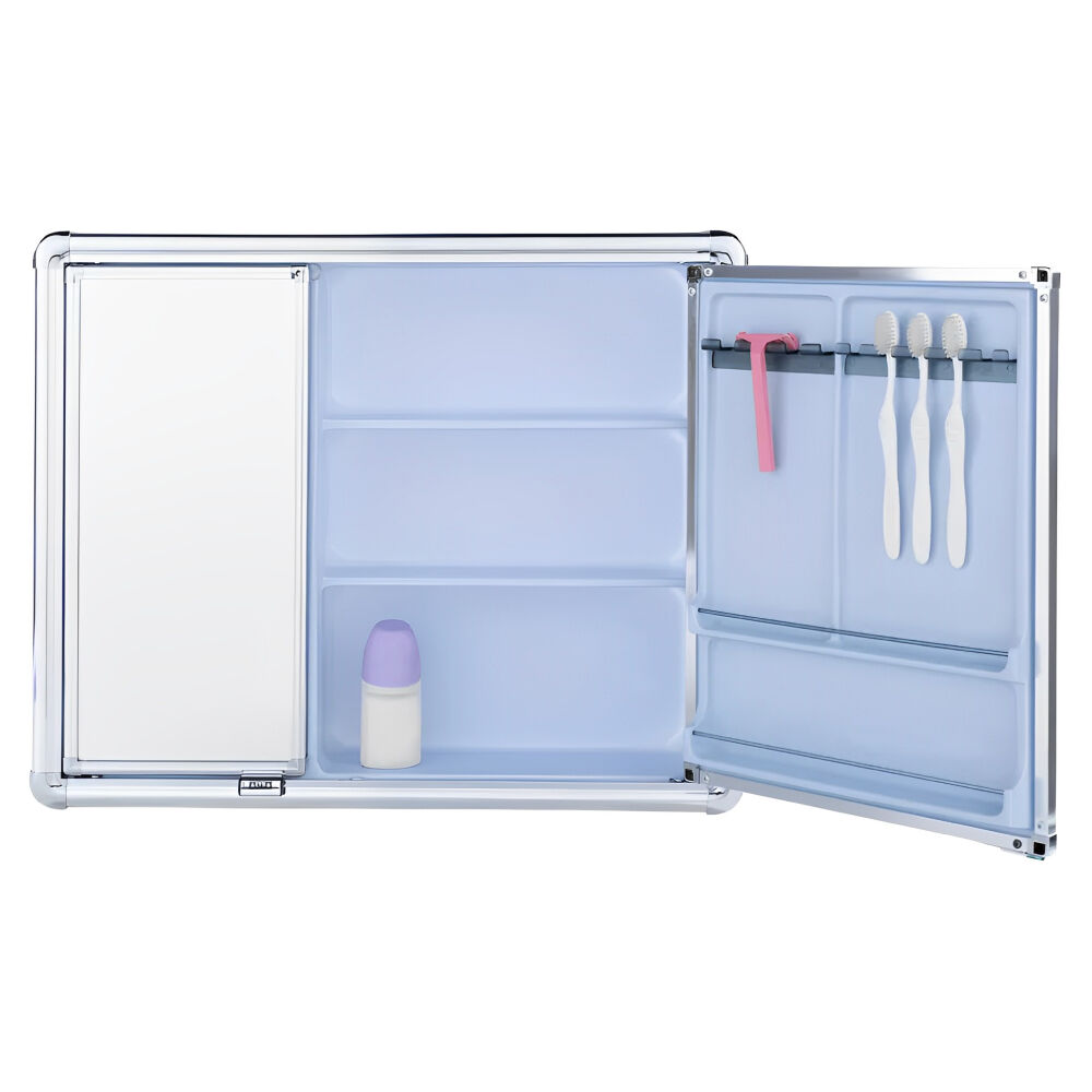 Armário Alumínio de Sobrepor LBP16/S 54 x 45cm Prata Brilhante Astra