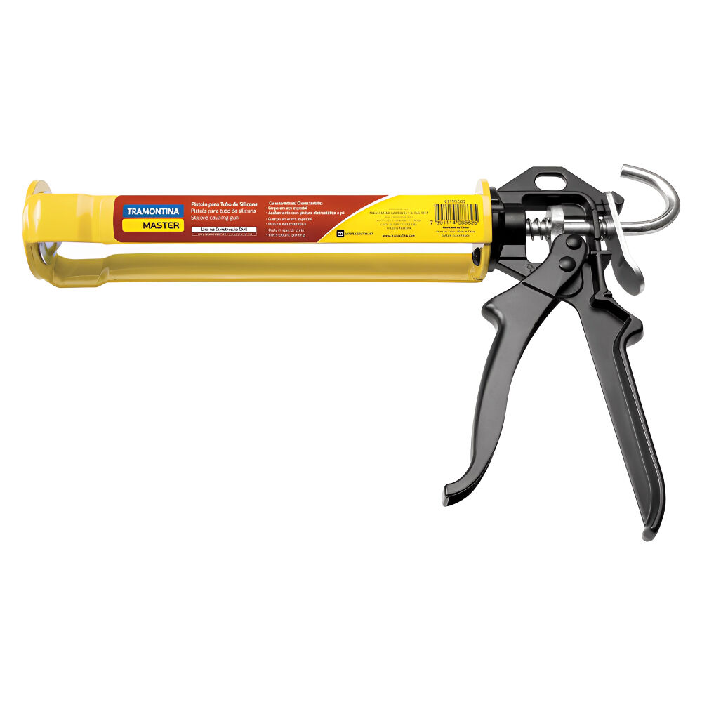 Pistola para Tubo de Silicone 280ml com Chapas em Aço Tramontina