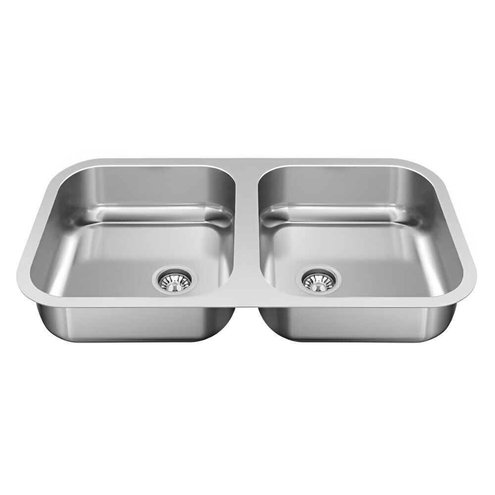 Cuba de Inox Dupla Plus N3 Polida 74x40cm Ghelplus