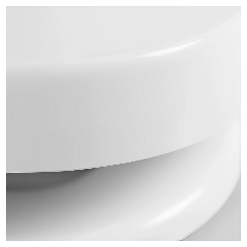 Assento Termofixo com Slow Close e Easy Clean para Bacias Piano/ Quadra Branco Deca