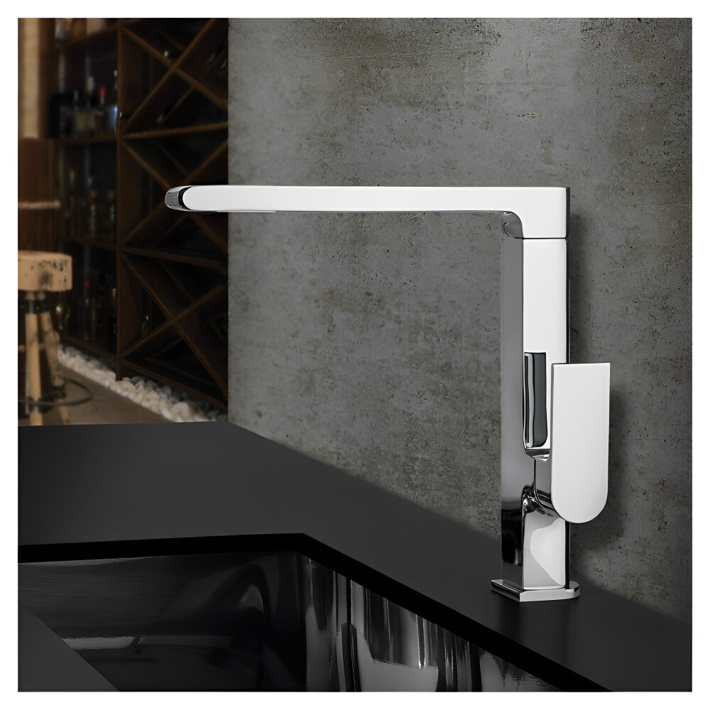 Misturador Monocomando de Mesa para Cozinha Bica Móvel Like Cromado Lorenzetti
