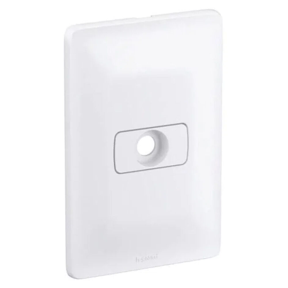 Placa 1 Posto com Saída de Fio Zeffia 4 x 2 Branco Legrand