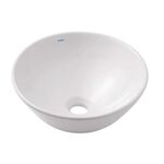 Cuba de Apoio Redonda Loft 35x35cm Branco Incepa