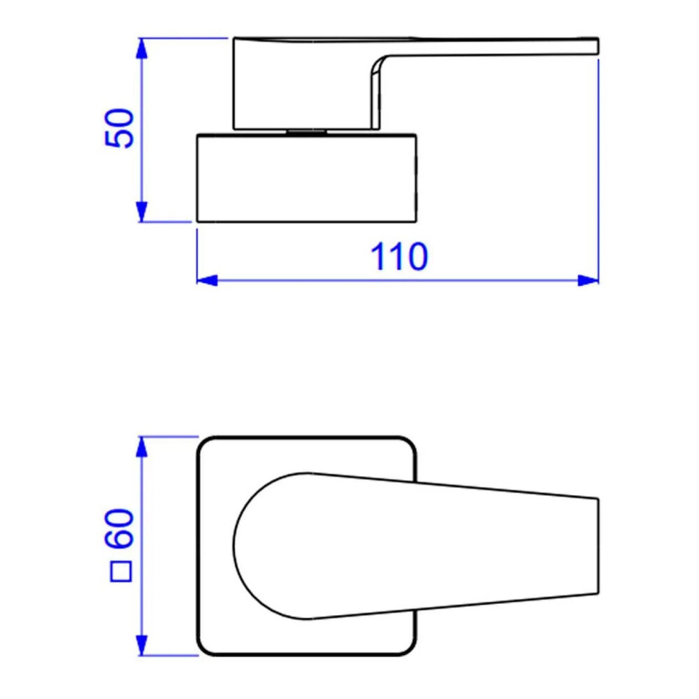 Acabamento para Registro de Pressão 1/2" e 3/4" Level Red Gold Deca